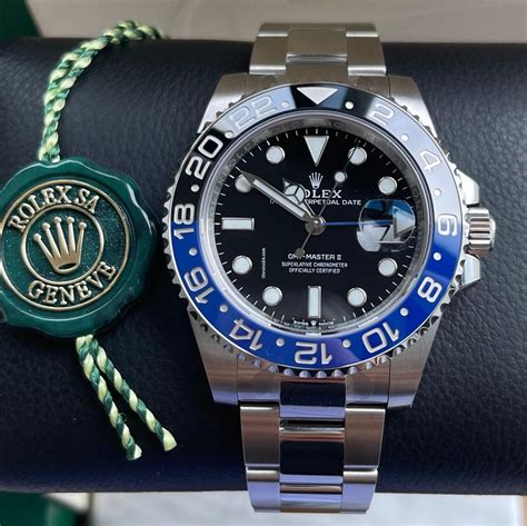 rolex gmt master blnr batman|batman rolex 2022.